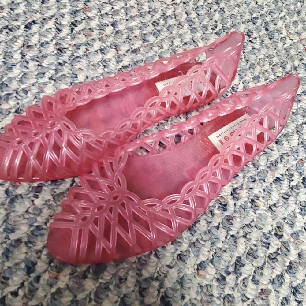 Pink Jelly Shoes